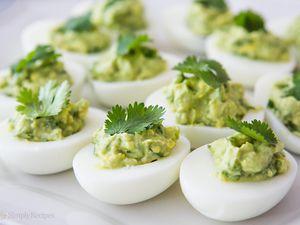 Guacamole Deviled Eggs