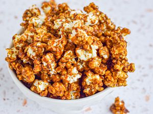 Bowl of Caramel Corn (popcorn)