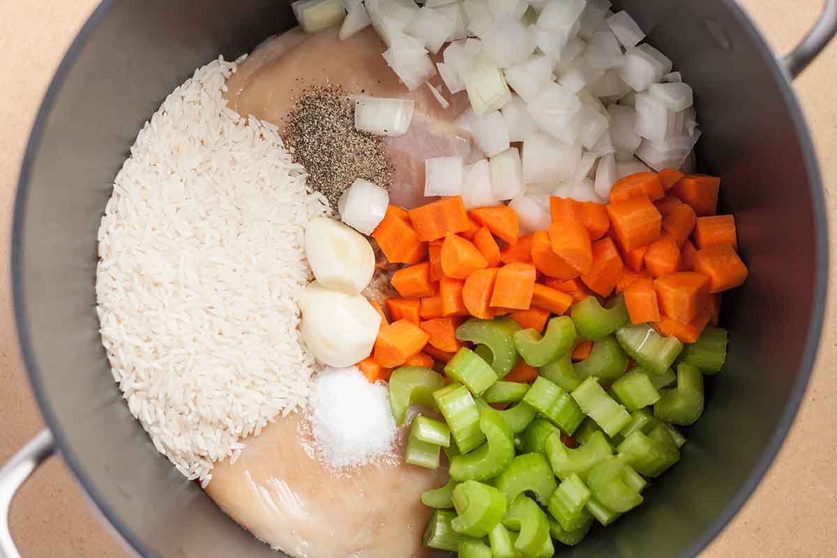 One-Pot Chicken and Rice Soup