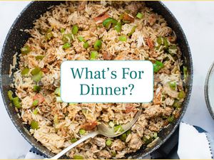 Early Mardi Gras meal plan. 