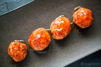 Pineapple Glazed Ham Balls