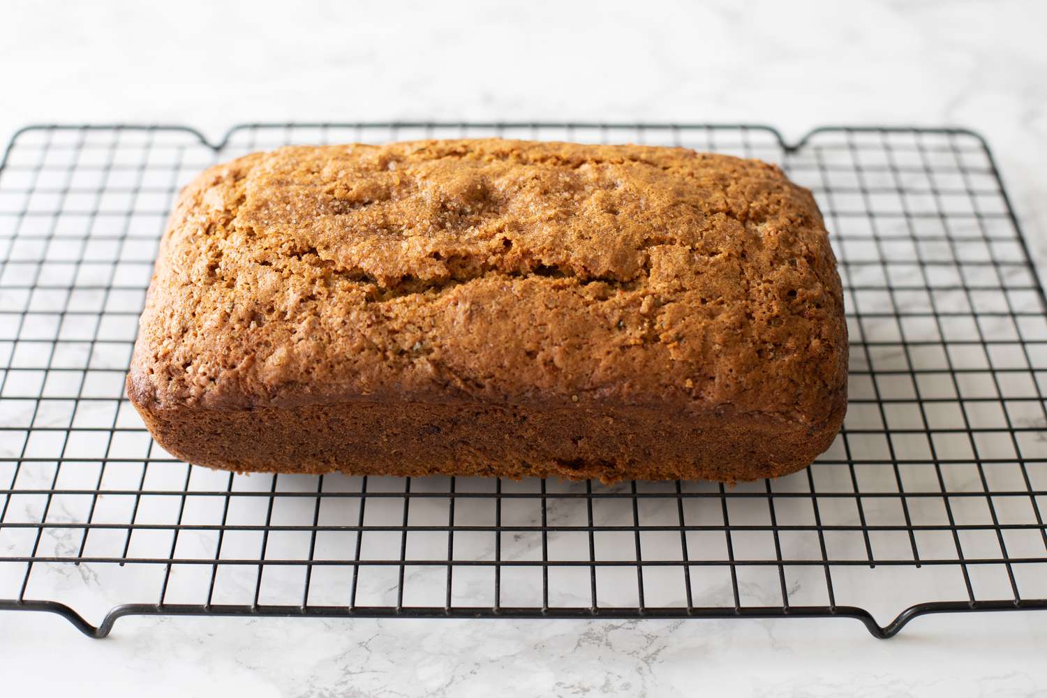 Zucchini Carrot Bread on Cooling Rack