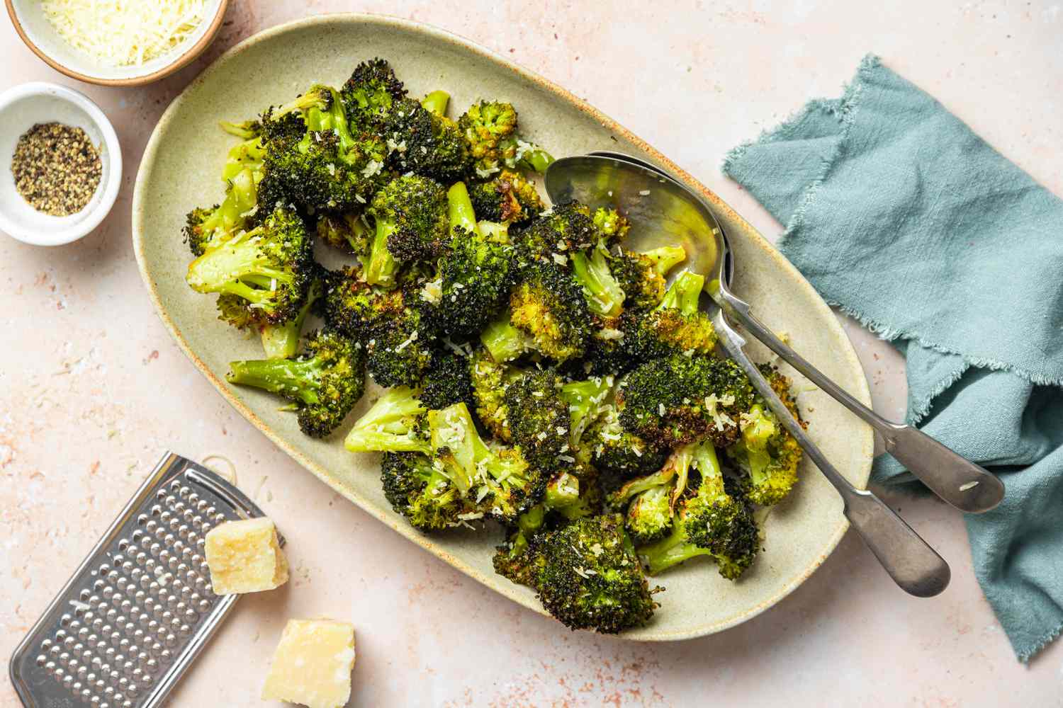 Roasted Broccoli with Parmesan