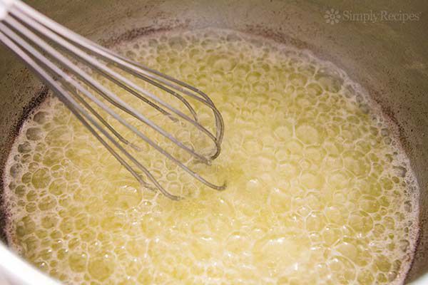 Browned butter for Chocolate Chunk Cookies