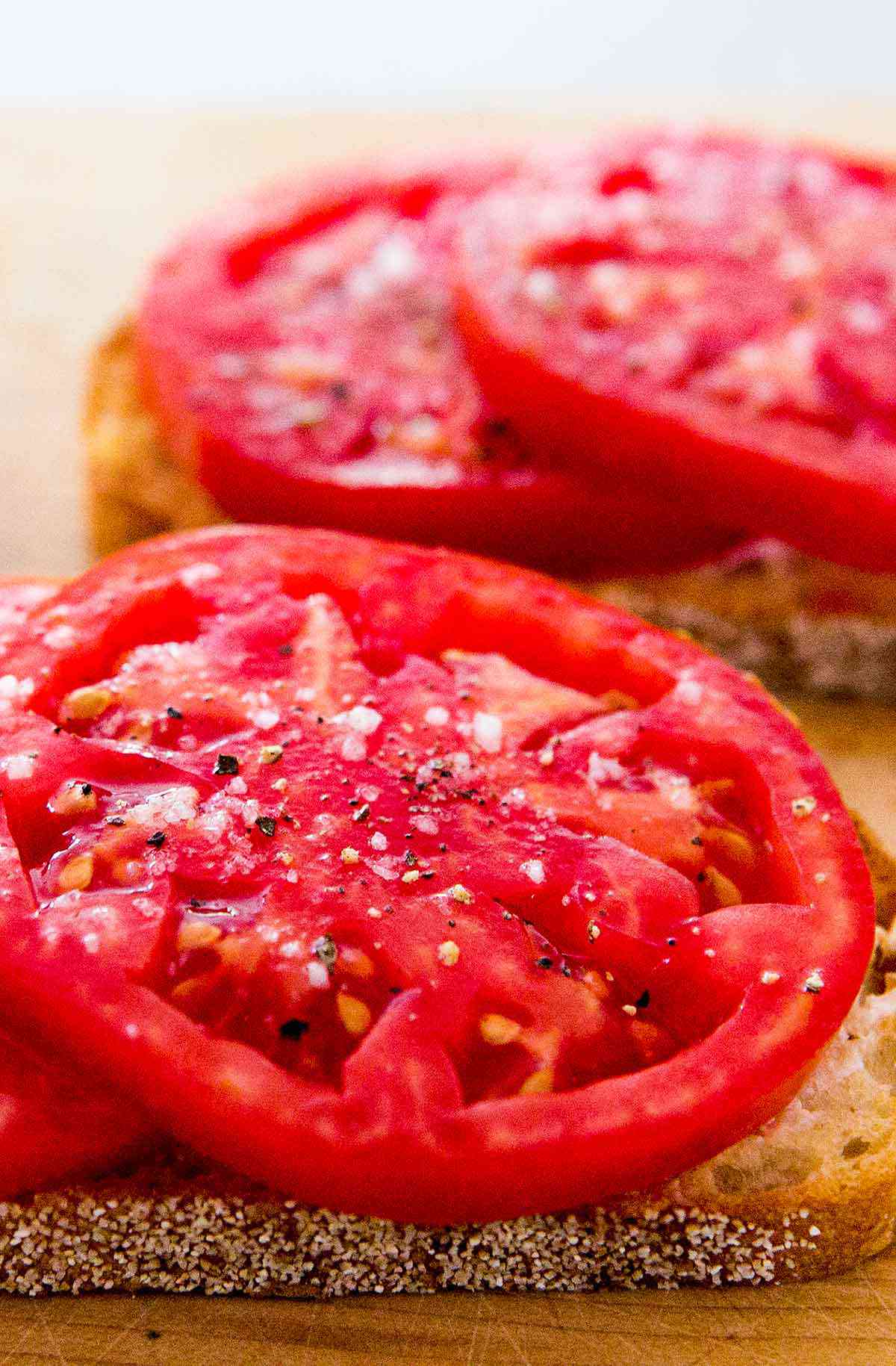 Tomatoes on Toast