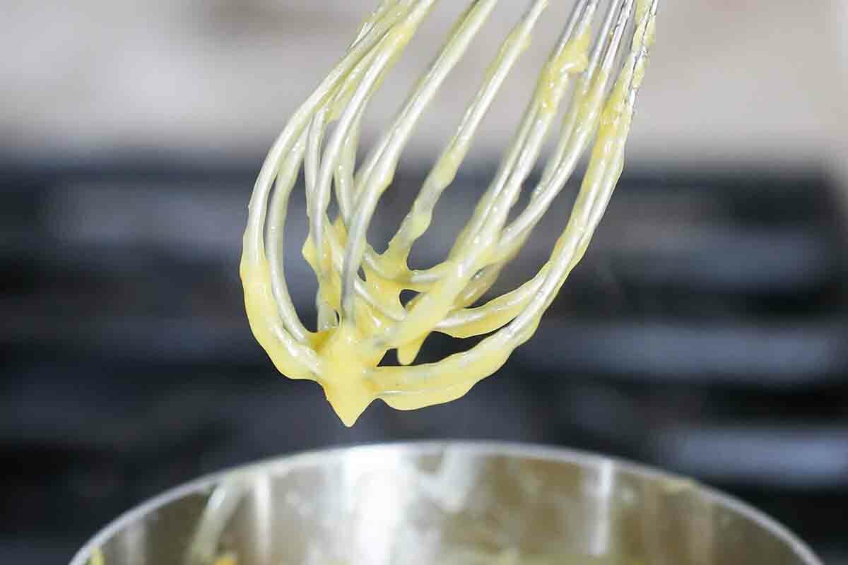 Lemon Curd Recipe thickened curd