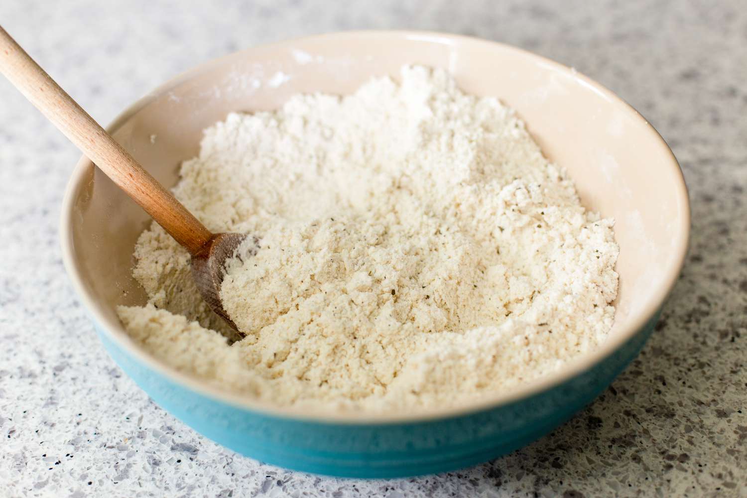 Gluten-Free Dinner Rolls Dry Ingredients Mixed Together