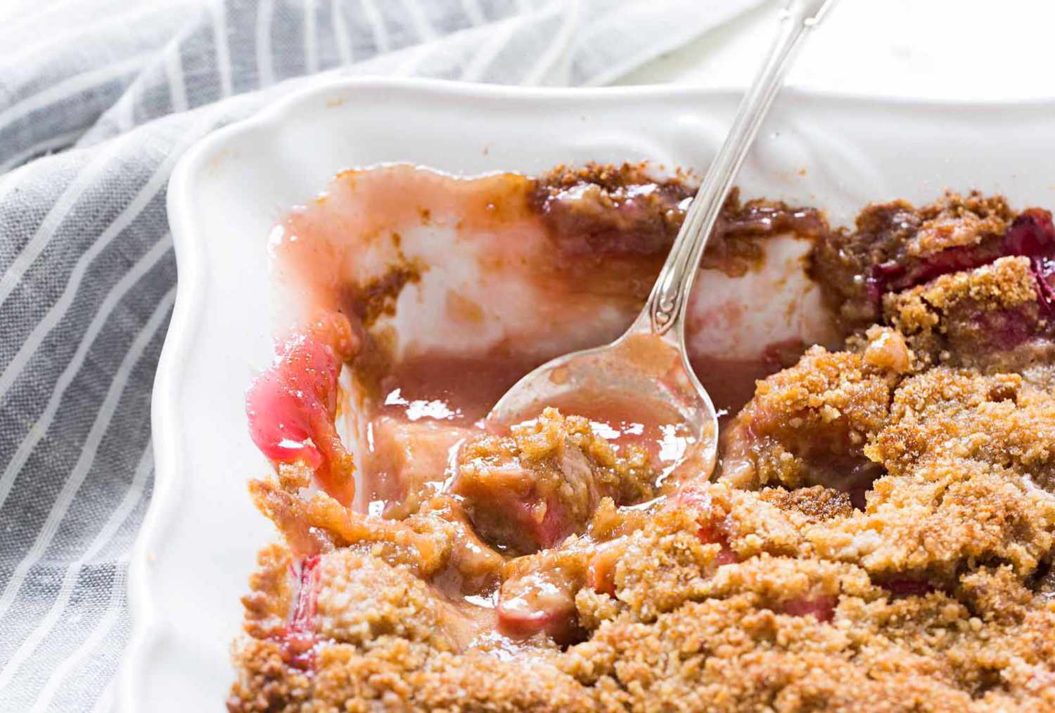 Rhubarb Crumble