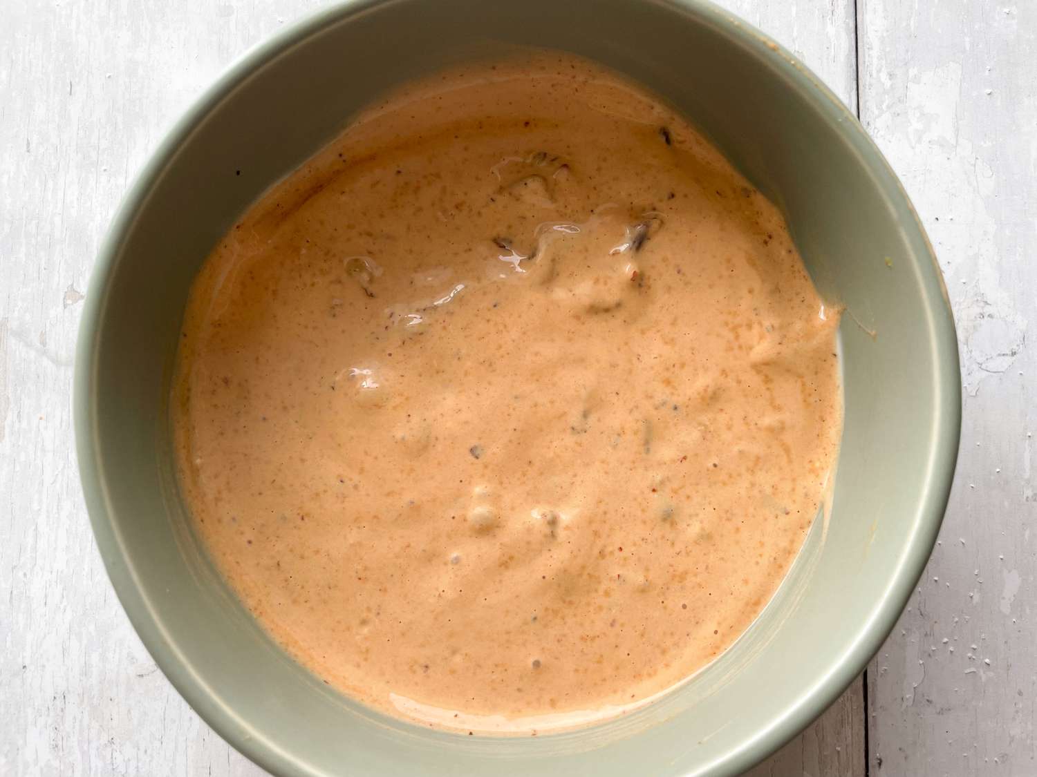 Bowl of Chipotle Sauce for Burnt Cheese Tacos Recipe