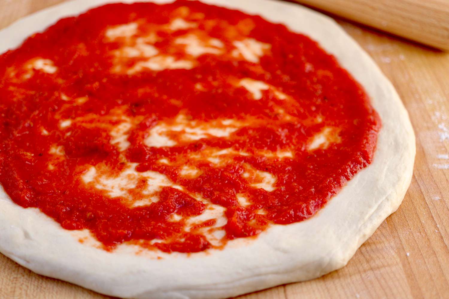 A pizza with The Pizza Sauce Recipe That Will Change Your Pizza Game.
