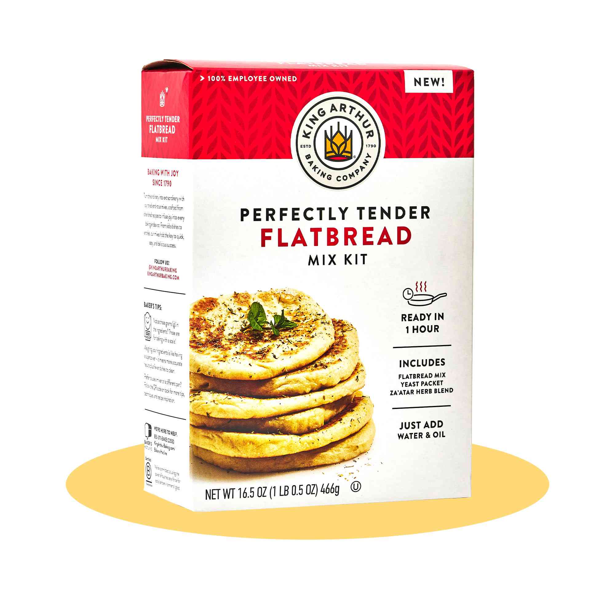 King Arthur Perfectly Tender Flatboard Mix Kit