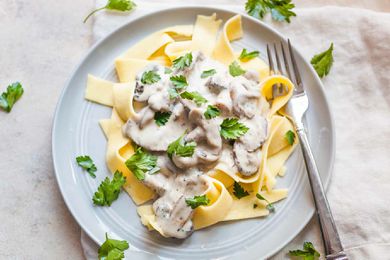 Mushroom Fettuccine Alfredo