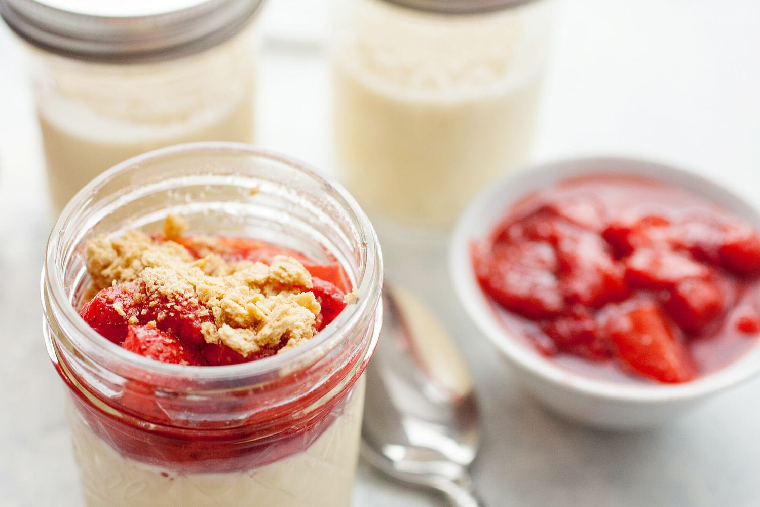 How to Make Cheesecake Sous Vide serve the cheesecakes