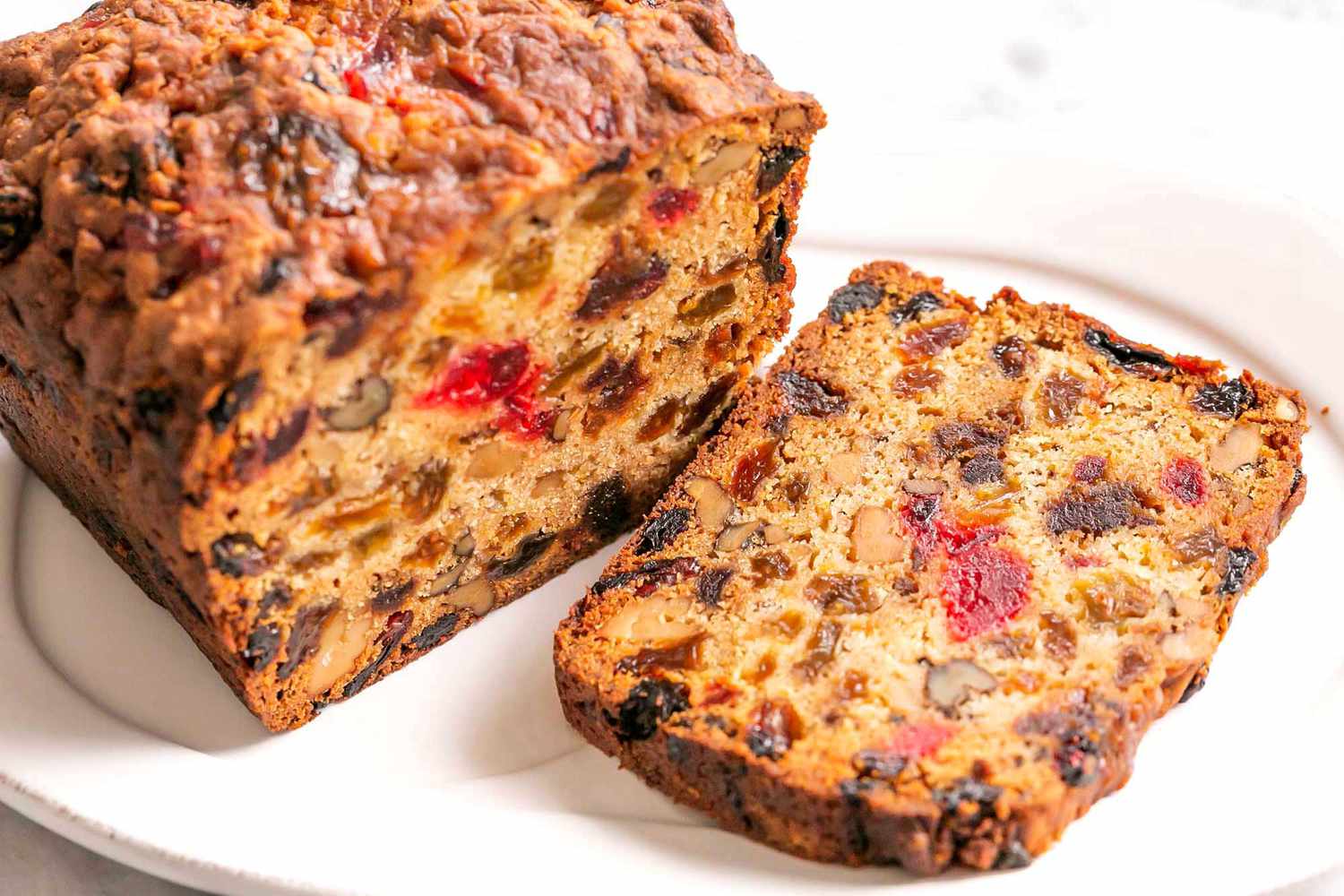 Best fruit cake on a serving platter