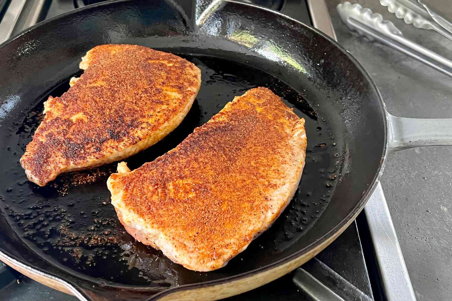 Turkey Tenderloin Browned on a Skillet