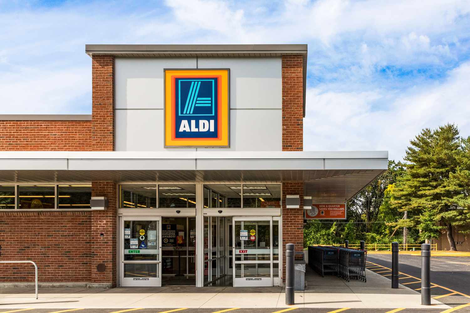 Aldi storefront