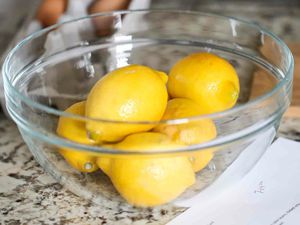 Lemon Curd Recipe lemons in a bowl