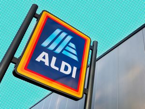 ALDI store sign next to the building