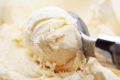 Vanilla ice cream 