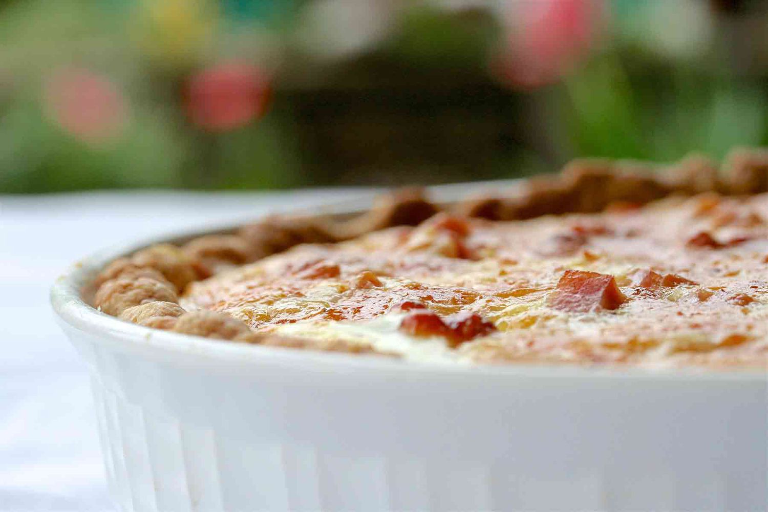 ham and asparagus quiche