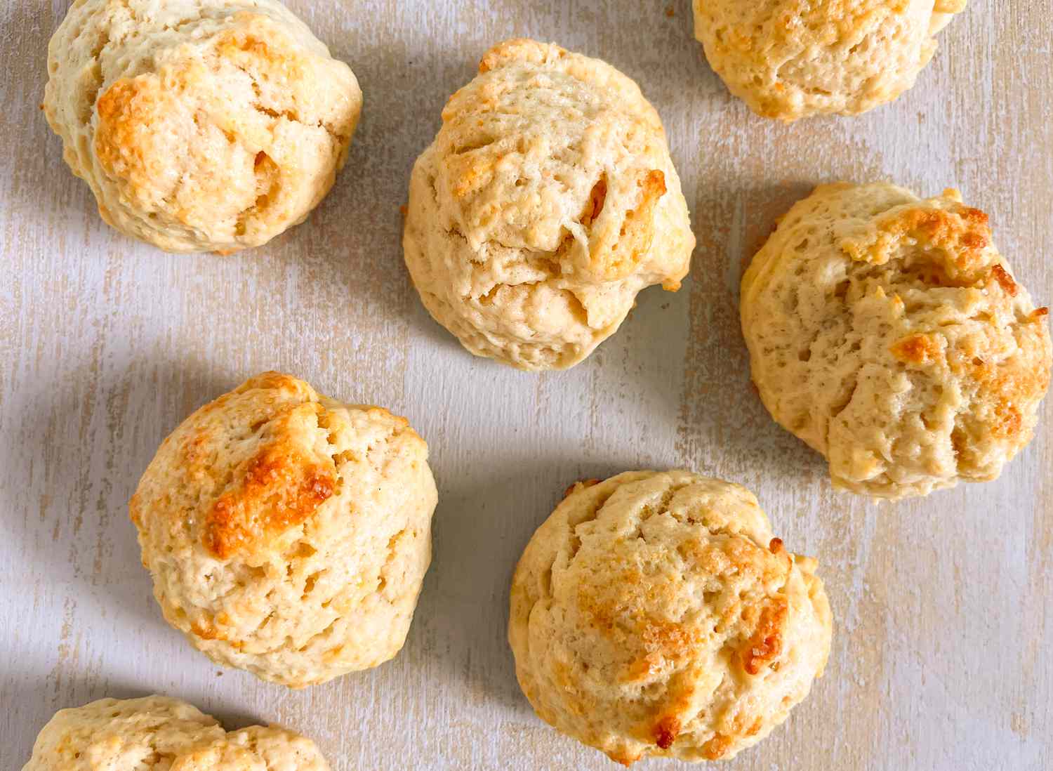 2-ingredient biscuits on the counter