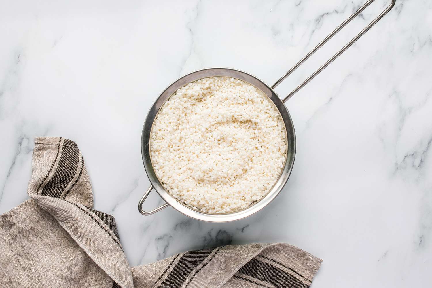 Drain rice