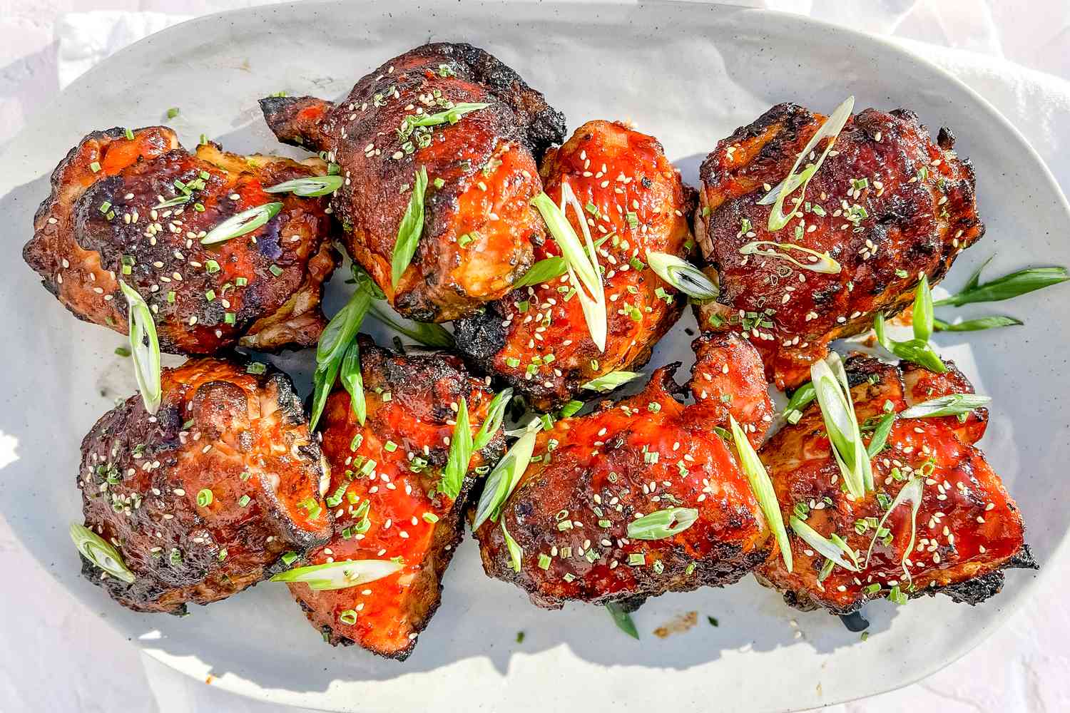 Easy Grilled Gochujang Chicken Thighs