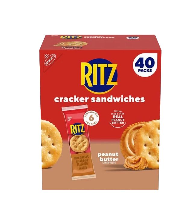 A box of Ritz peanut butter cracker sandwiches 40 pack