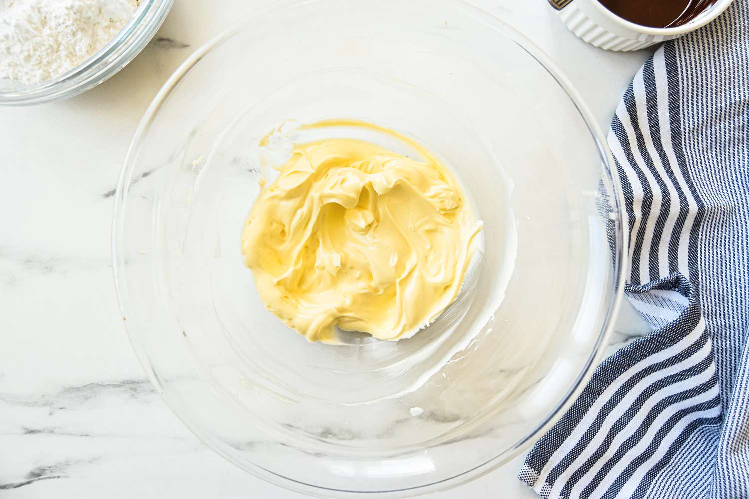 Whipped Butter in a Bowl 