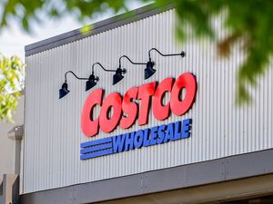 Costco Wholesale store sign on a building