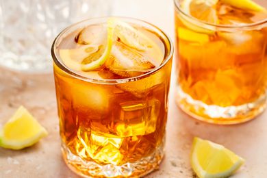 glass of ice tea