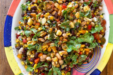 cowboy caviar on a platter