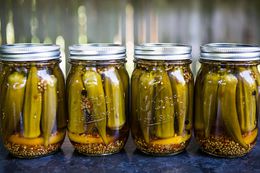 pickled okra