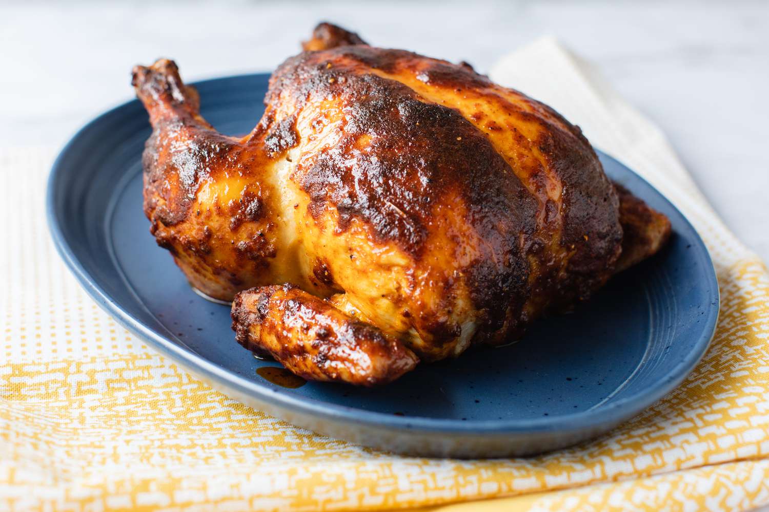 Chicken with Paprika on a Platter 