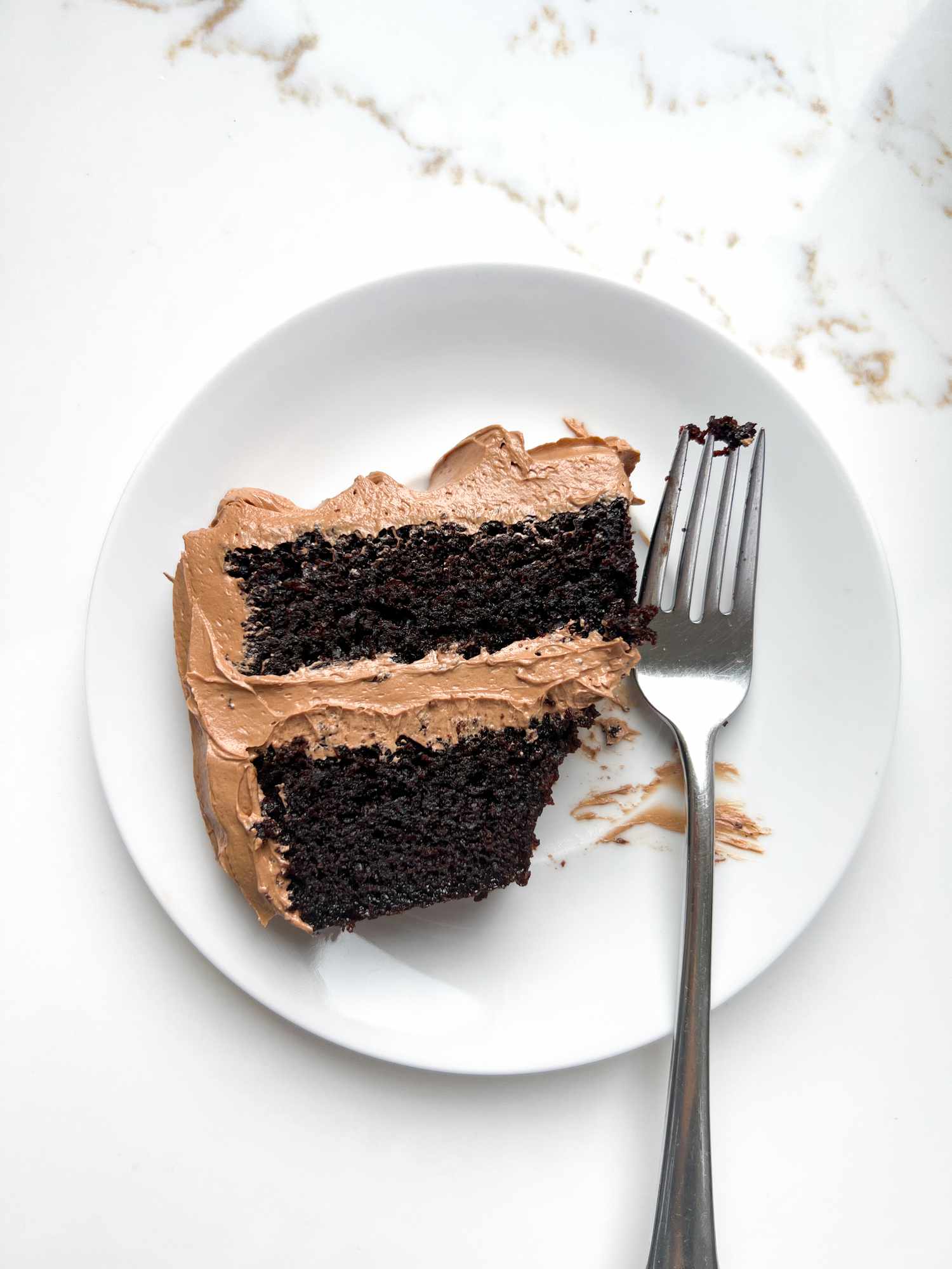 a slice of Beatty's chocolate Cake