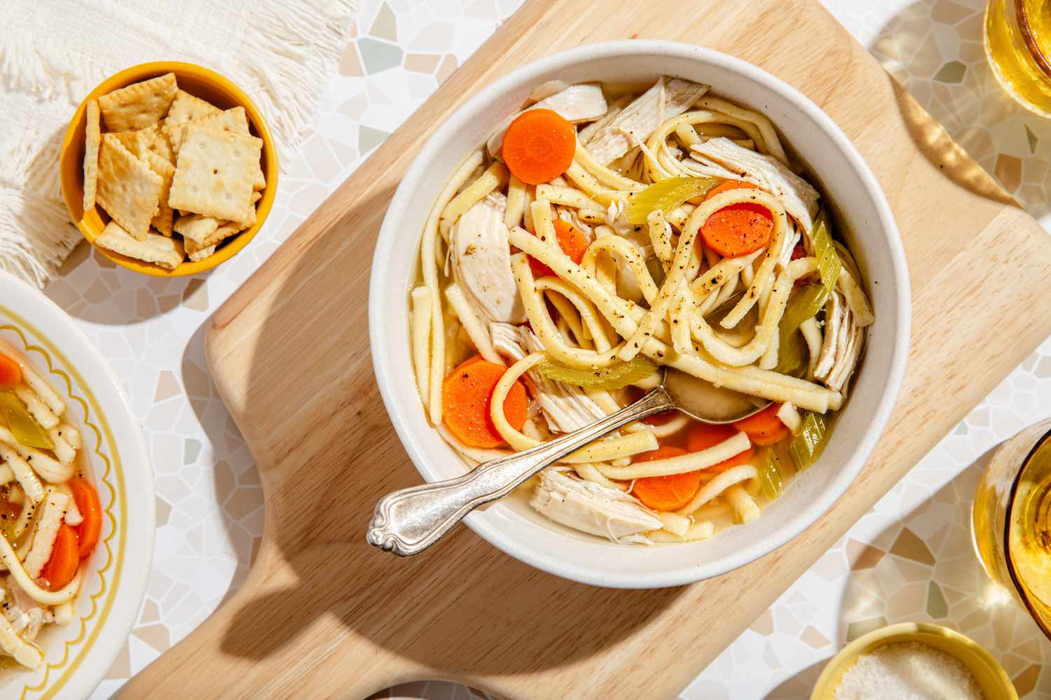 chicken and noodles