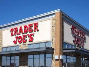 A Trader Joe's store building with signage