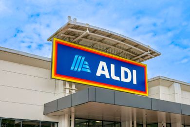 Outside view of an ALDI store