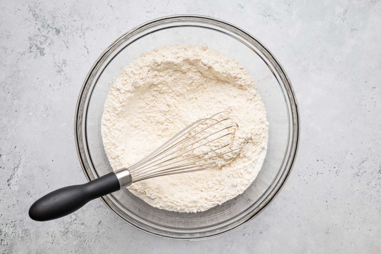 Homemade Crescent Roll Ingredients Whisked Together