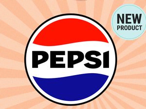 Pepsi logo with a New Product label