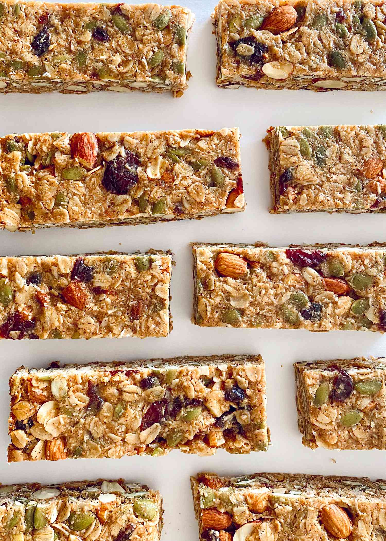 Overhead view of Chewy Granola Bars.