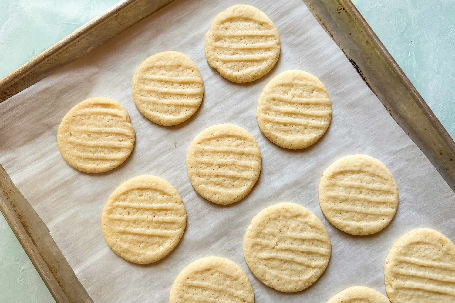 Cookies on a sheet pan