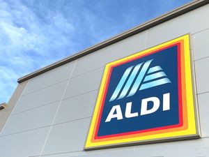 Aldi logo on the exterior of a building