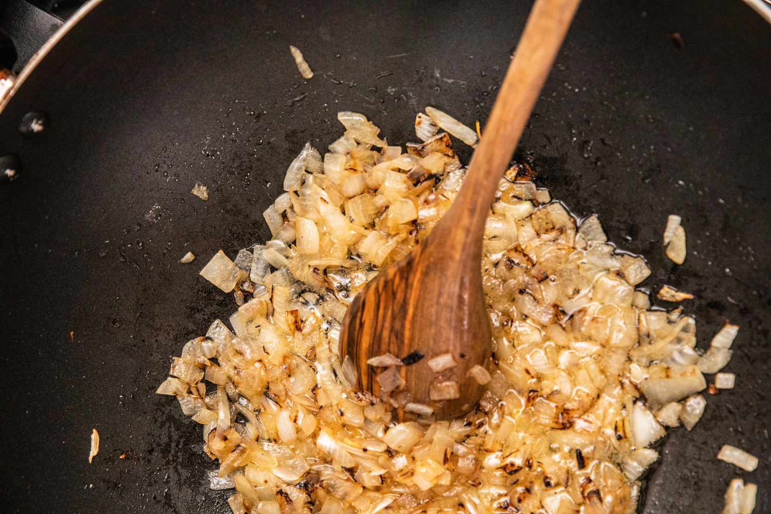Onions for Gholpi (Afghan Stewed Cauliflower)