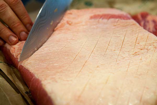 How to cook a beef brisket pot roast score the meat