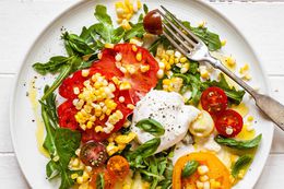 Summer Salad with Tomatoes and Corn