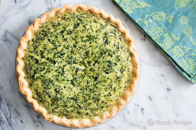 Spinach Artichoke Quiche