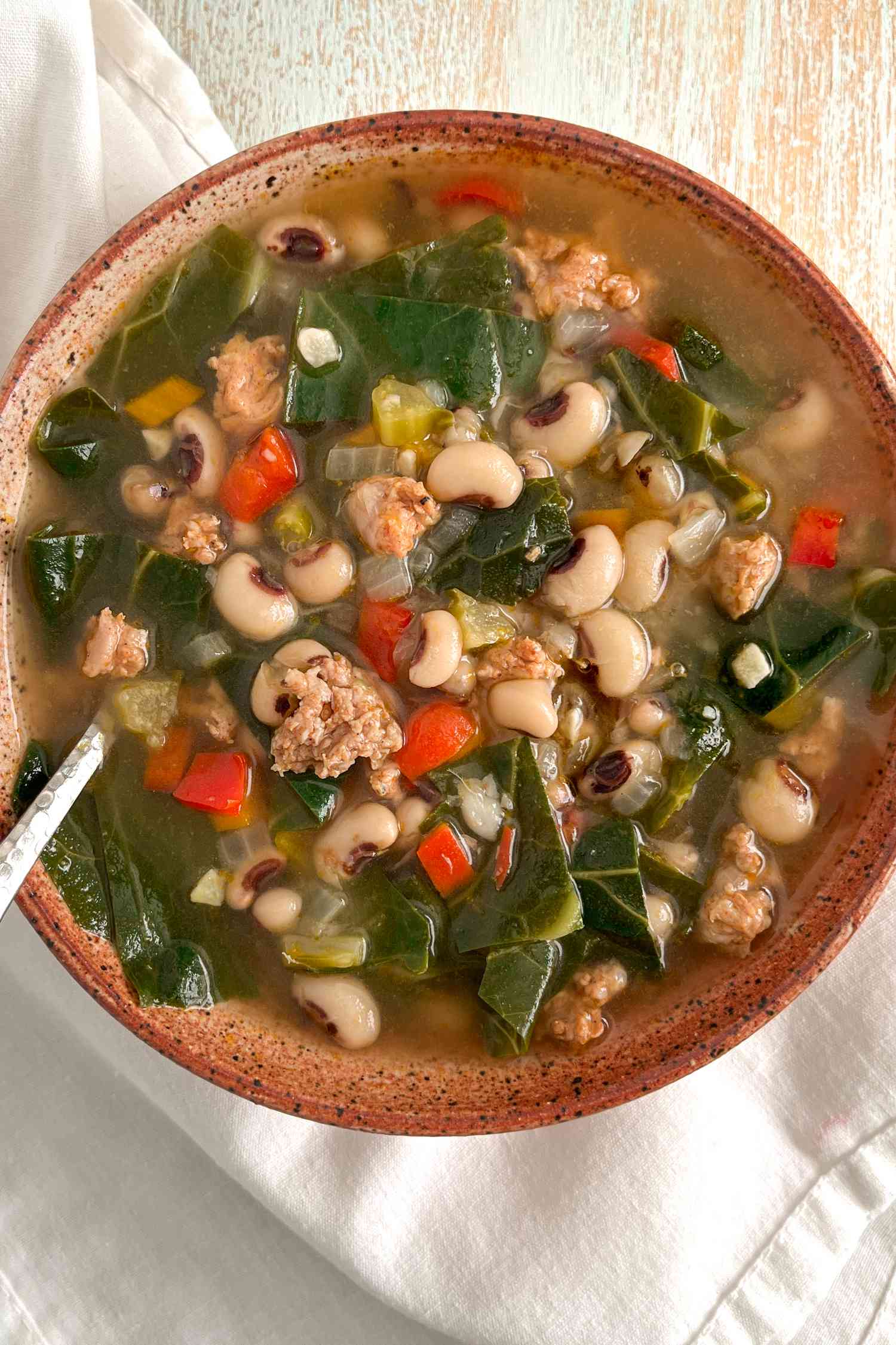Bowl of good luck soup