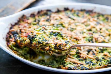 Zucchini Spinach Gratin