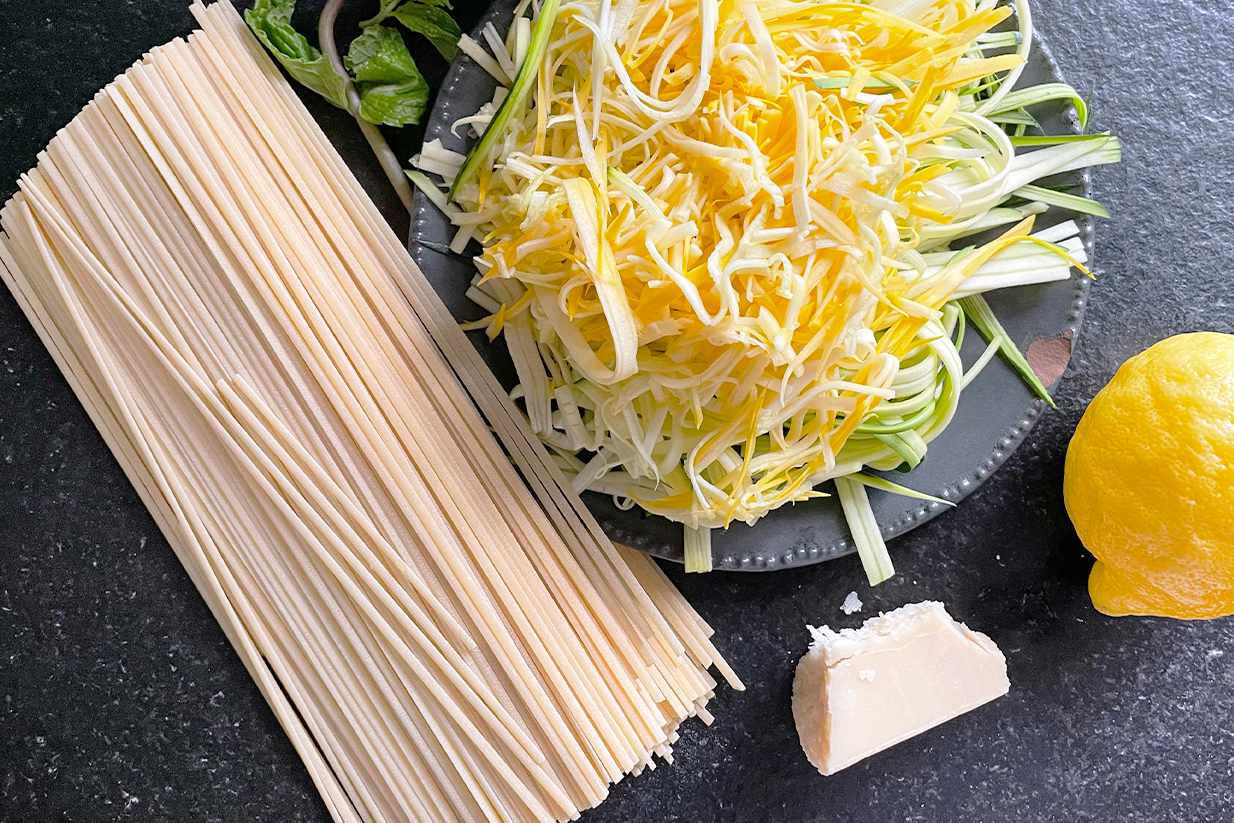 ingredients for Jamie Oliver 5-Ingredient Summer Pasta